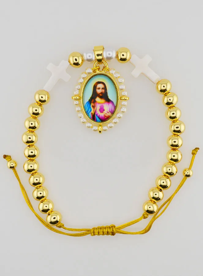 Verstellbares Armband – Heiligstes Herz Jesu (pic 1)