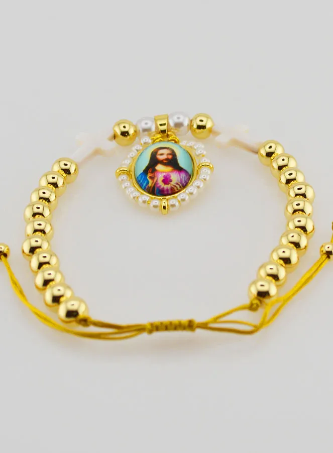 Verstellbares Armband – Heiligstes Herz Jesu (pic 2)