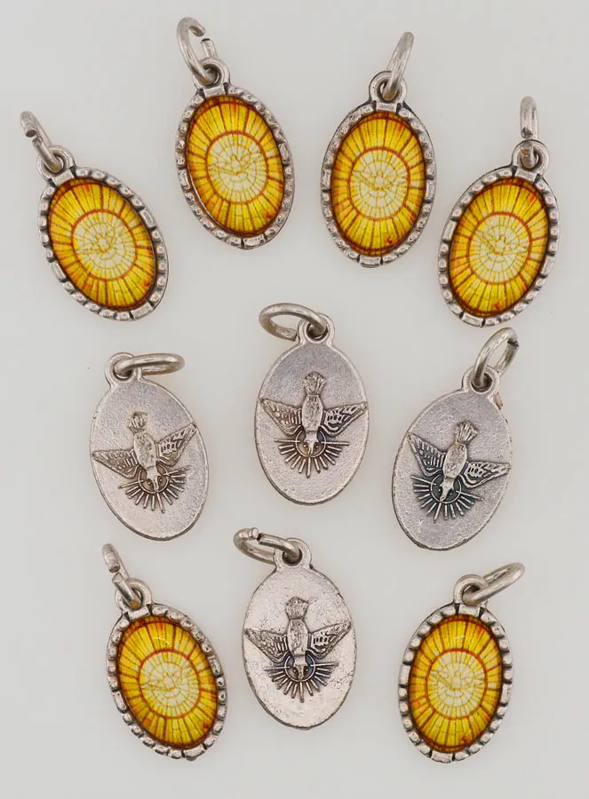 Geschenk zur Firmung – 10er-Set Heiliger Geist Medaillen (pic 1)