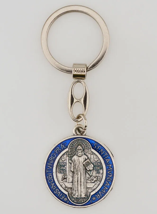 Schlüsselanhänger mit Bunter Benediktus-Medaille (pic 2)