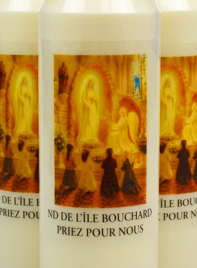 Set 3 Novenenkerzen zur Madonna von Île Bouchard (pic 3)