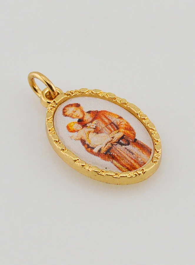 Medaille mit Gedrehtem Rand 25mm – Heiliger Antonius (pic 3)