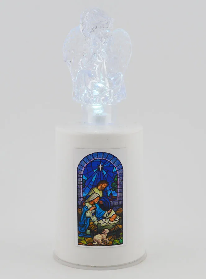 LED-Kirchenkerze Weihnachtskrippe – 60 Tage (pic 1)