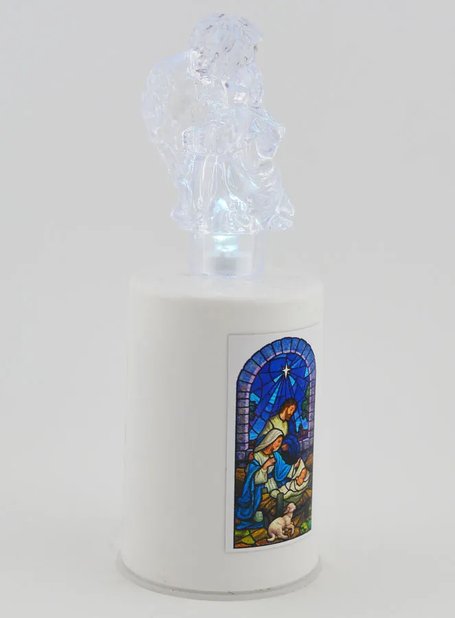 LED-Kirchenkerze Weihnachtskrippe – 60 Tage (pic 3)