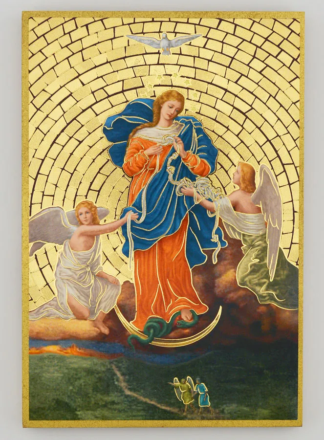 Bilderrahmen Ikone Maria Knotenlöserin – 15 cm (pic 1)