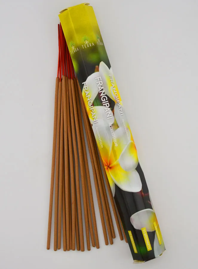 Räucherstäbchen Frangipani 30g – Ohne Kohle (pic 1)