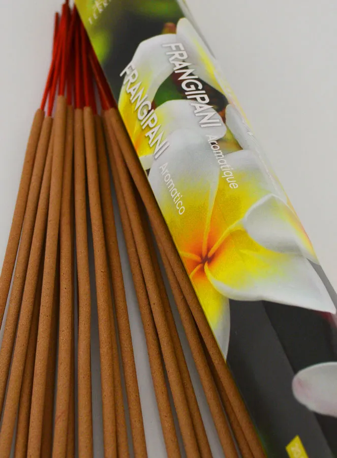 Räucherstäbchen Frangipani 30g – Ohne Kohle (pic 4)