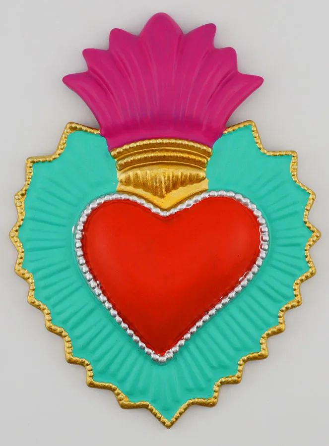 Bunte Ex-Voto Wanddekoration – 13 cm (pic 1)