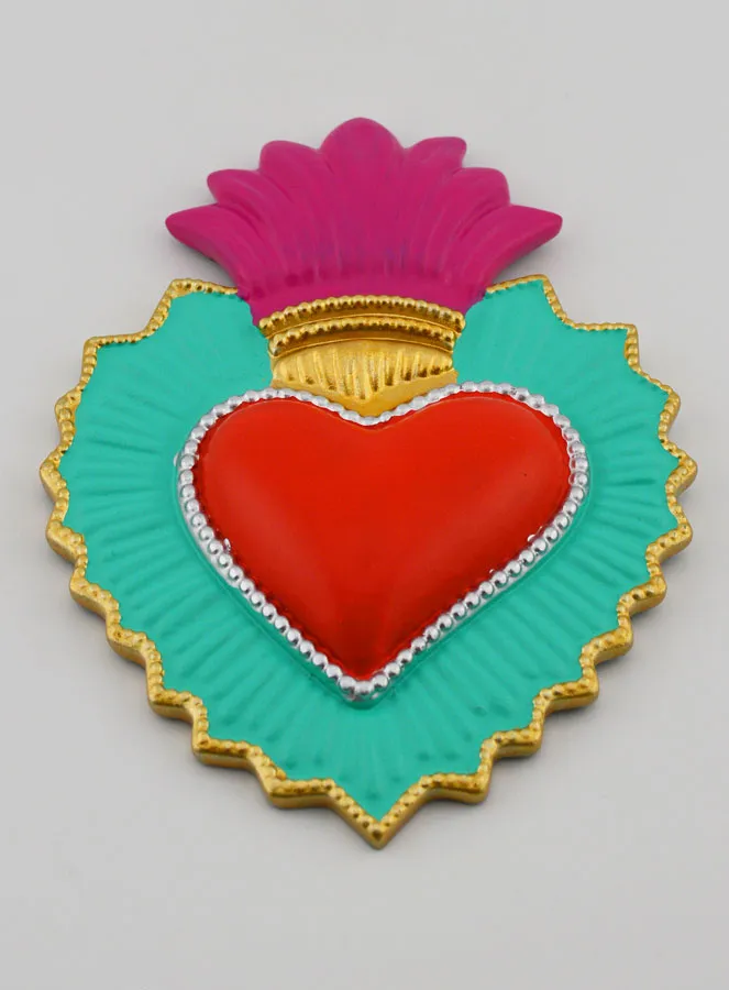 Bunte Ex-Voto Wanddekoration – 13 cm (pic 2)