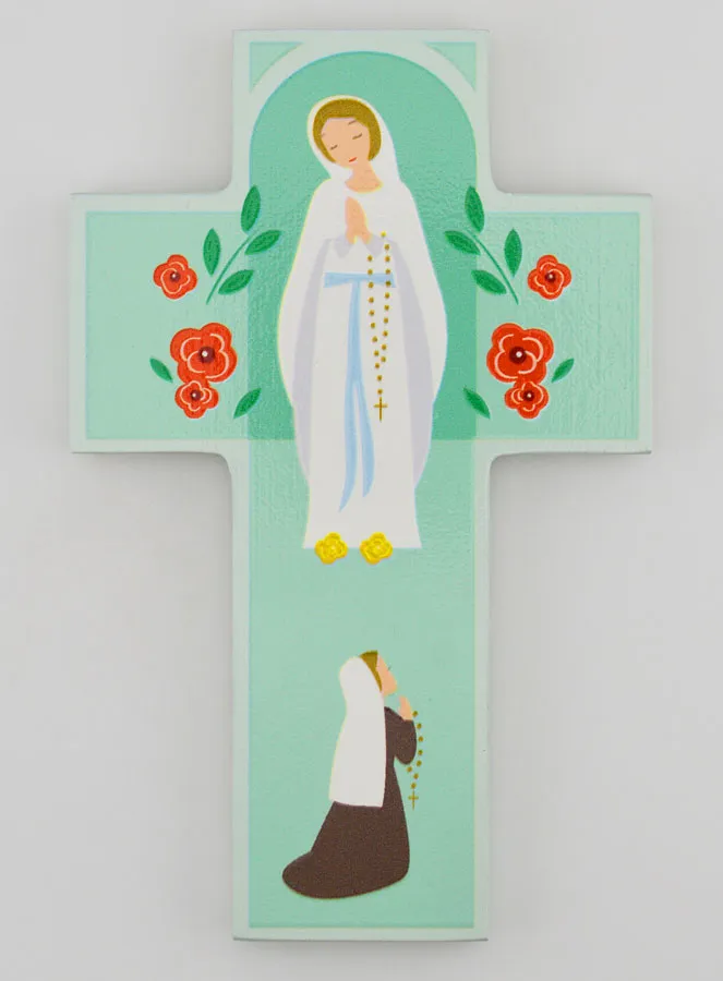 Holzkreuz – Mutter Gottes von Lourdes (pic 1)