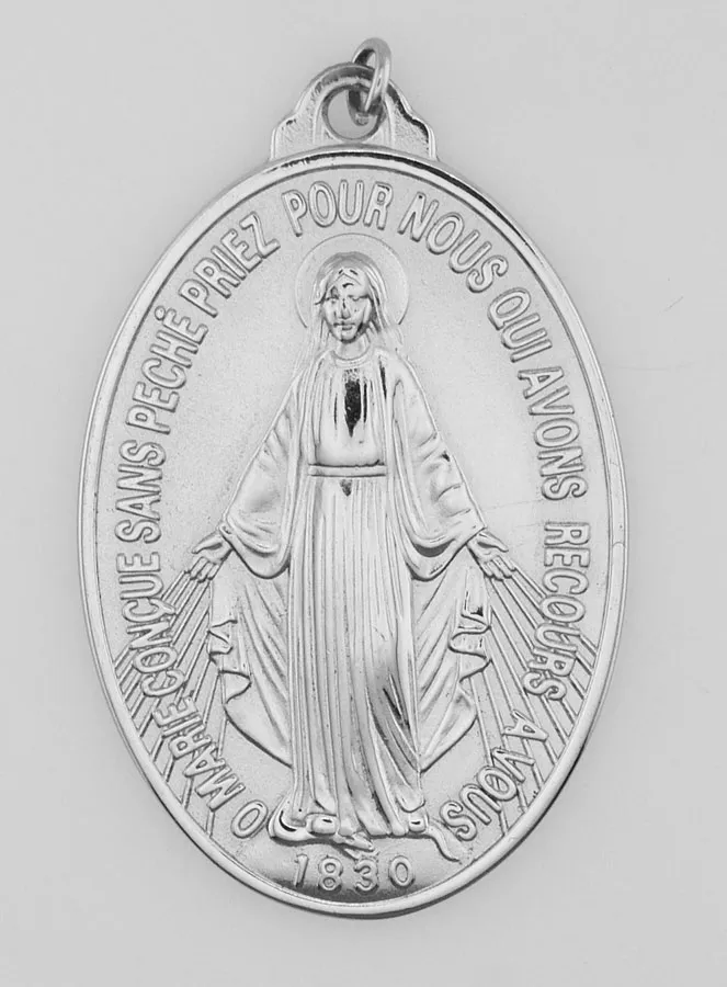 Wunderbare Medaille Silberfarben – 22mm (pic 2)