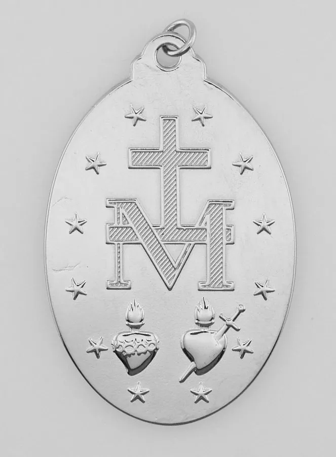 Wunderbare Medaille Silberfarben – 22mm (pic 3)