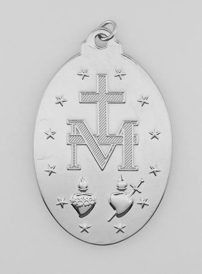 Silberfarbene Wunderbare Medaille – 33mm (pic 3)