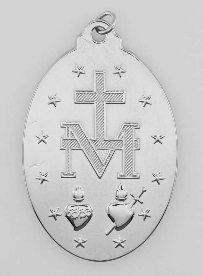 Silberfarbene Wunderbare Medaille – 40mm (pic 3)