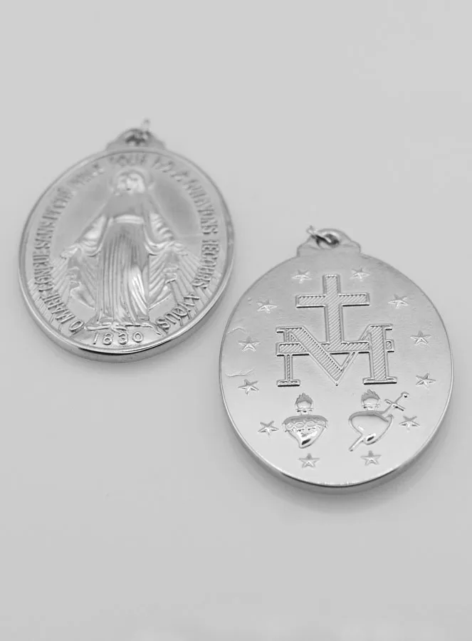 Silberfarbene Wunderbare Medaille – 40mm (pic 4)