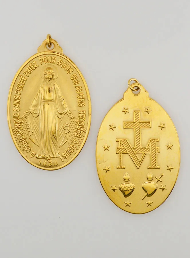 Goldfarbene Wunderbare Medaille – 22mm (pic 1)