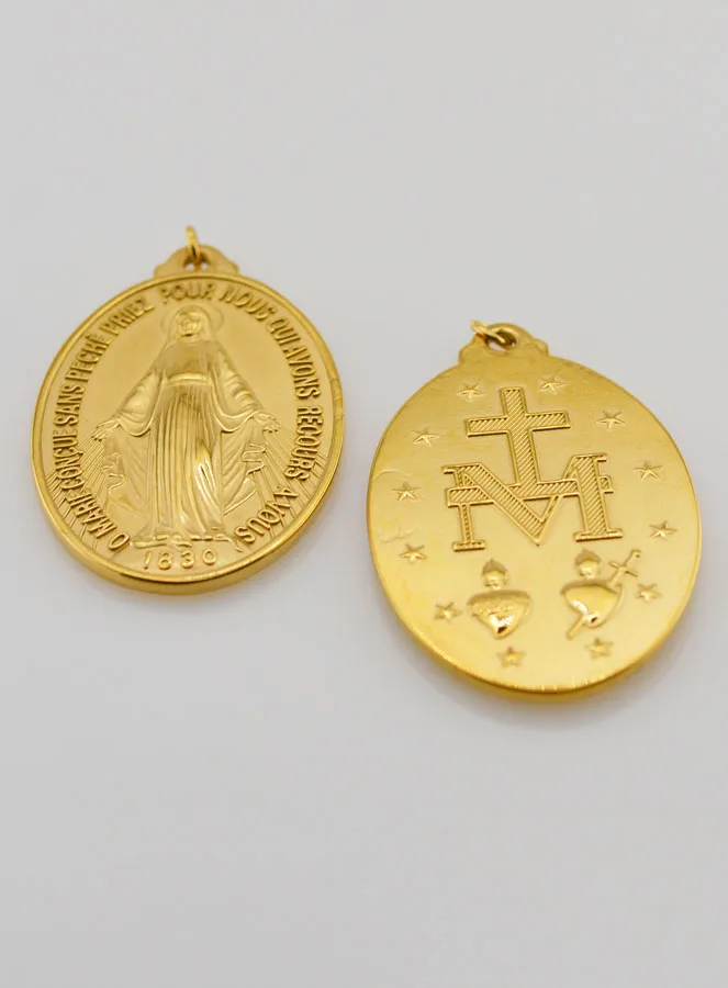 Goldfarbene Wunderbare Medaille – 22mm (pic 4)