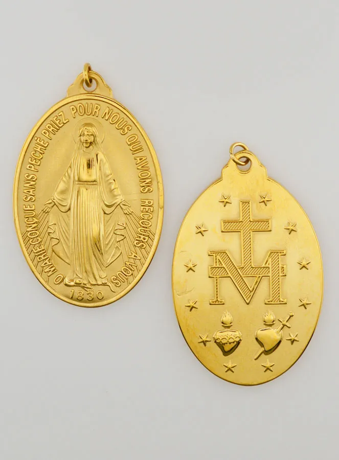 Goldfarbene Wunderbare Medaille – 28mm (pic 1)