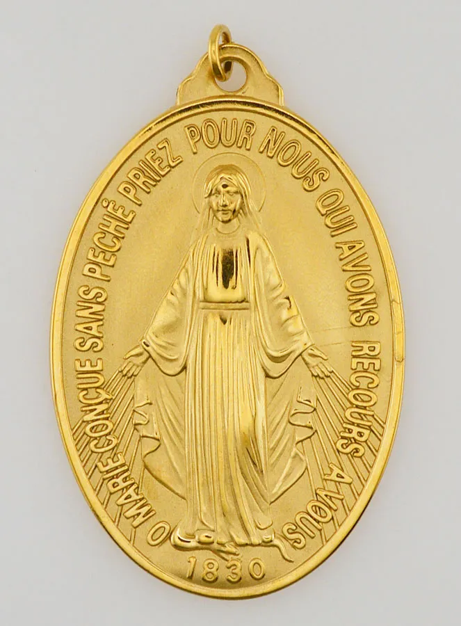 Goldfarbene Wunderbare Medaille – 28mm (pic 2)