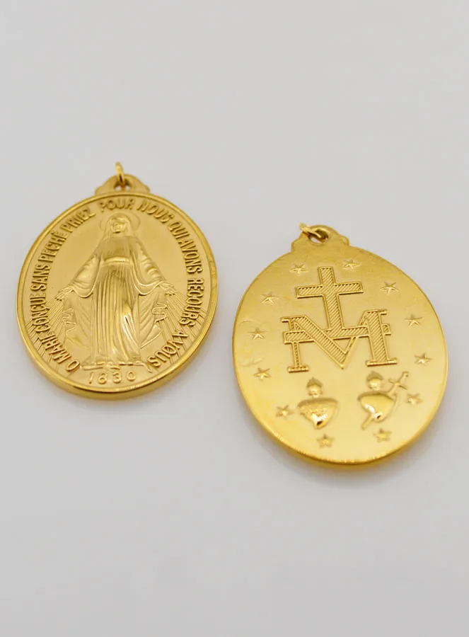 Goldfarbene Wunderbare Medaille – 28mm (pic 4)