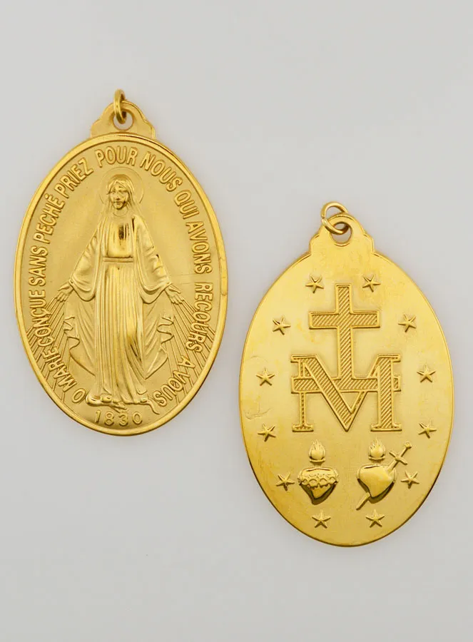 Goldfarbene Wunderbare Medaille – 33mm (pic 1)