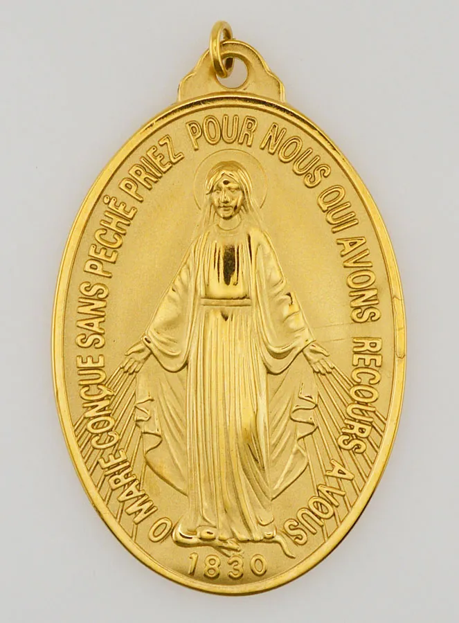 Goldfarbene Wunderbare Medaille – 33mm (pic 2)