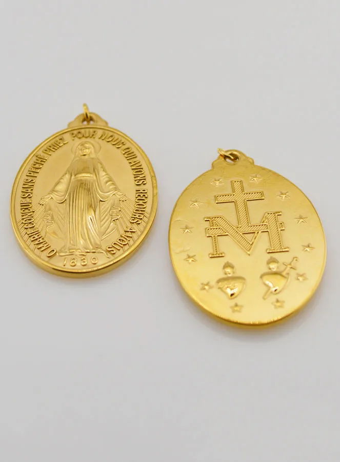 Goldfarbene Wunderbare Medaille – 33mm (pic 4)