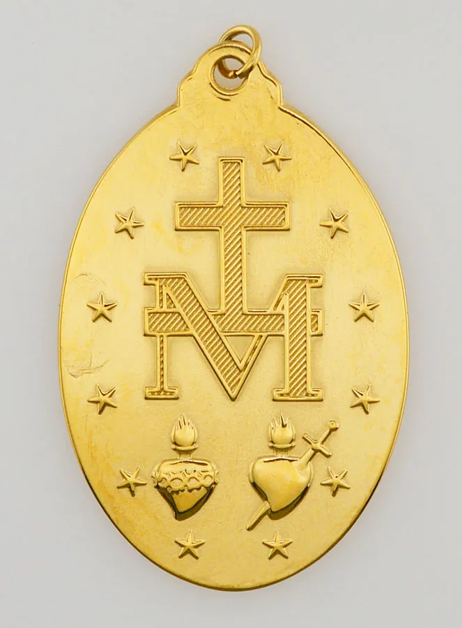 Wunderbare Medaille aus Goldfarbenem Edelstahl – 40 mm (pic 3)