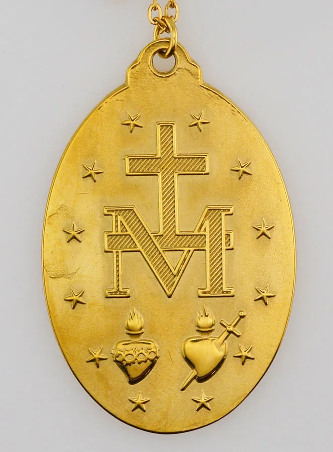 Wunderbare Medaille  und Goldfarbene Kette – 40mm (pic 3)