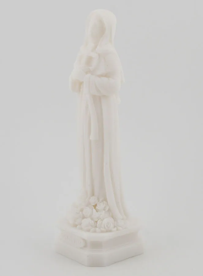 Figur der Heiligen Rita aus Alabaster – 12 cm (pic 2)