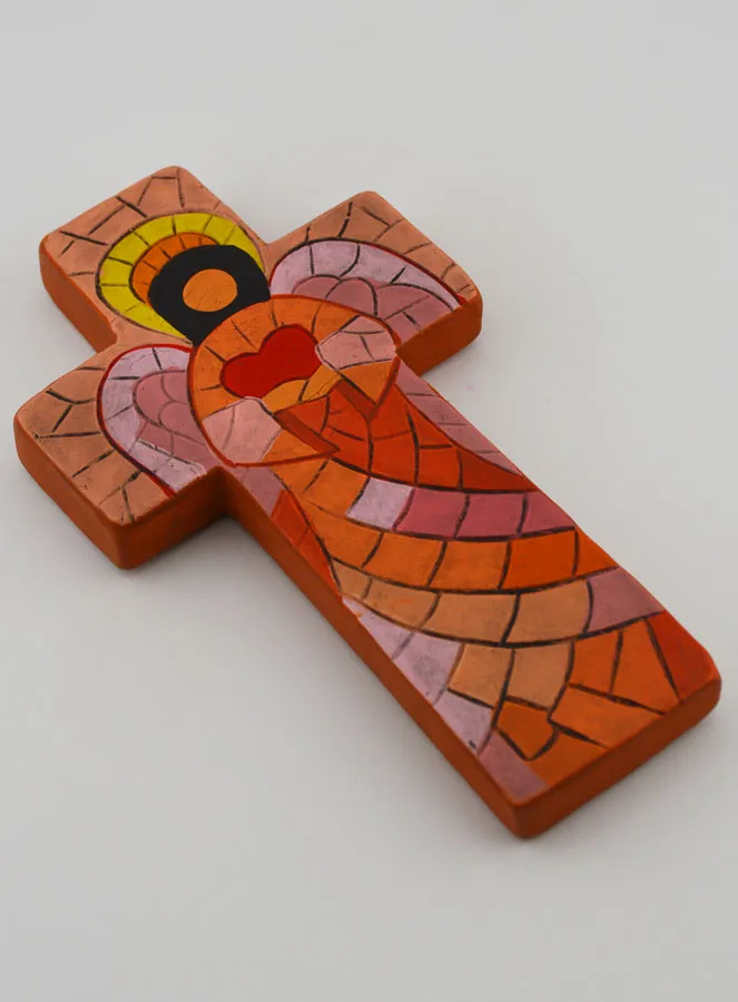 Keramikkreuz Engel der Liebe – 15cm (pic 3)