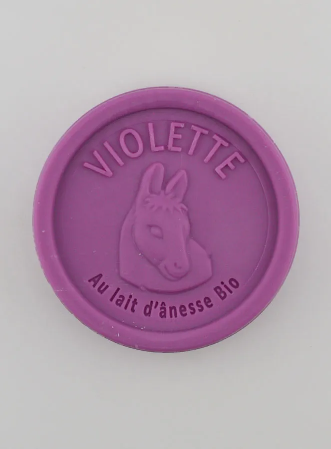 Bio-Seife mit Eselsmilch und Veilchen – 100g (pic 1)