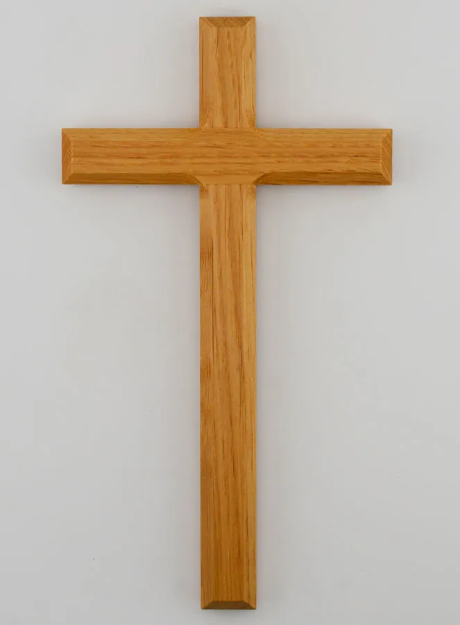 Kruzifix aus Naturbelassener Eiche – 18cm (pic 1)