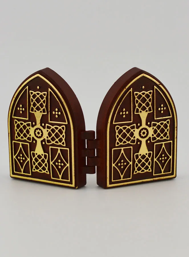 Mini Diptychon Ikone – Madonna von Lourdes und Wunderbare Gottesmutter (pic 4)
