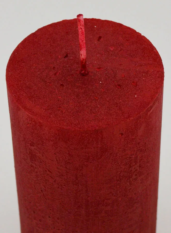Moderne Weihnachtskerze – Karmin Rot (pic 3)