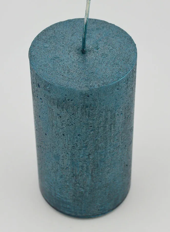 Moderne Weihnachtskerze – Blaugrün (pic 2)