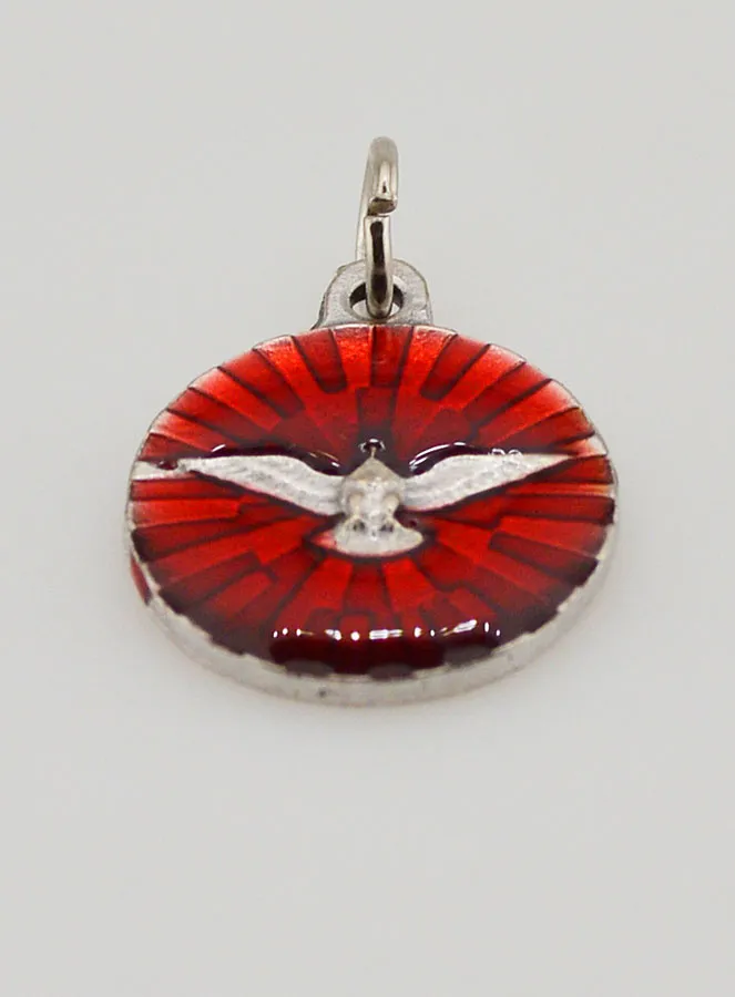 Anhänger Heiliger Geist mit Roter Emaille – 18mm (pic 2)