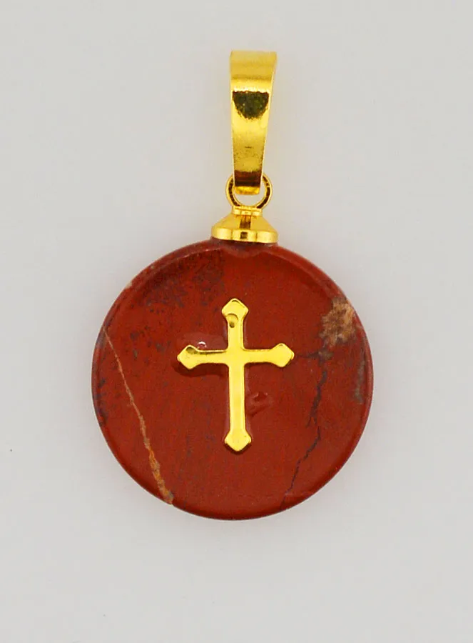 Anhänger mit Kreuz – Rot (pic 1)