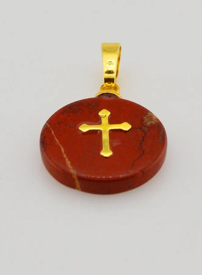 Anhänger mit Kreuz – Rot (pic 2)