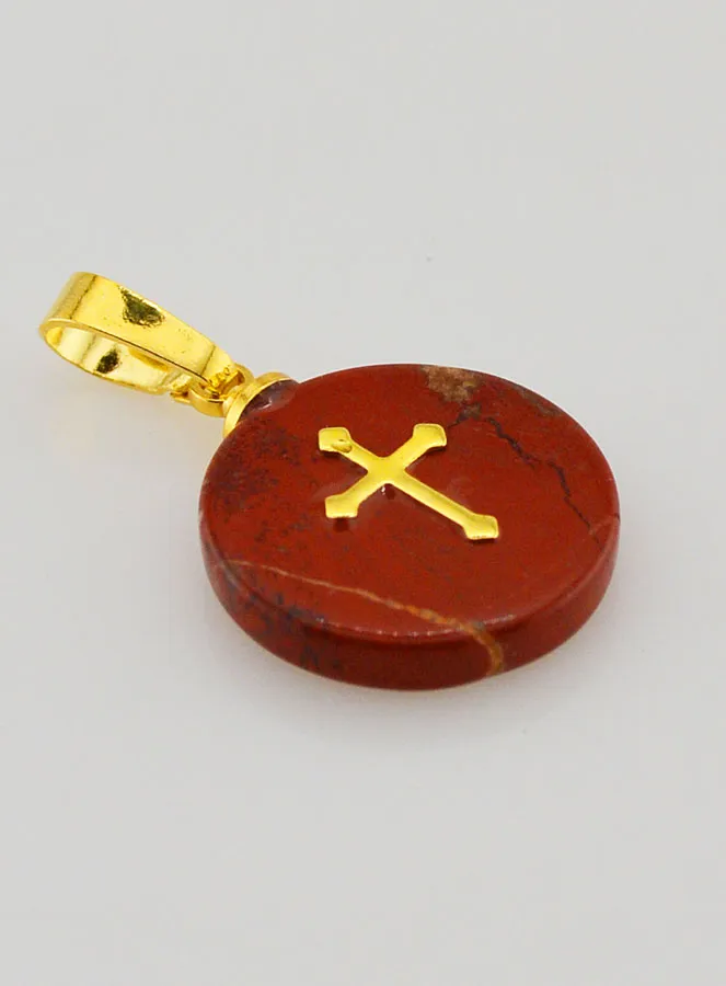 Anhänger mit Kreuz – Rot (pic 3)