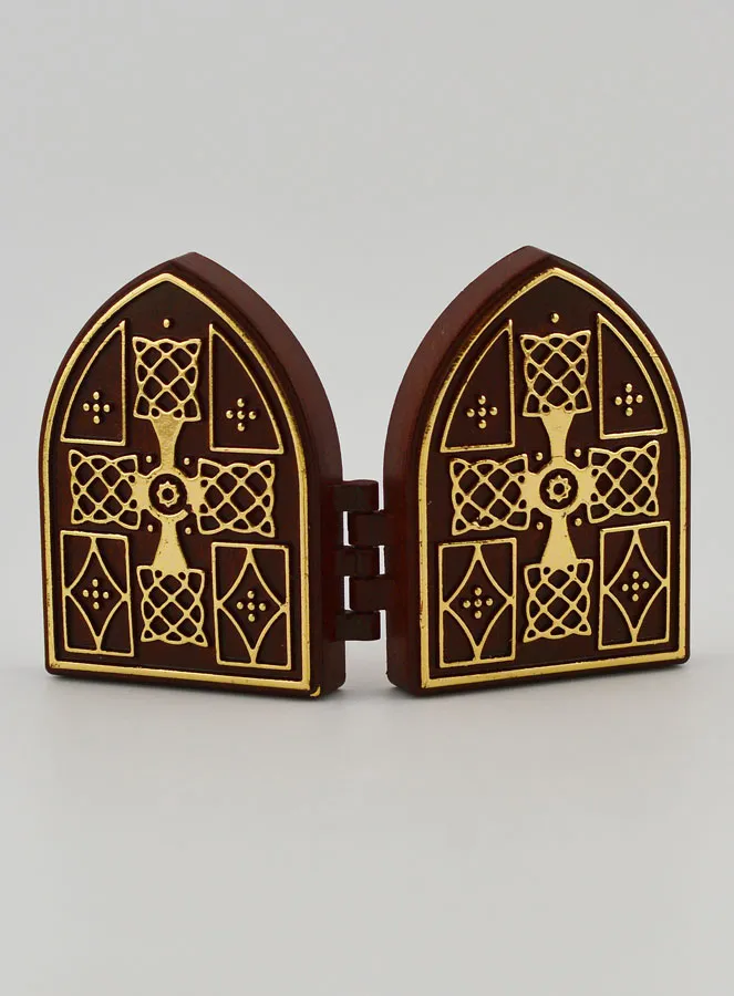 Kleine Diptychon Ikone – Christus Pantokrator und die Heilige Familie (pic 4)
