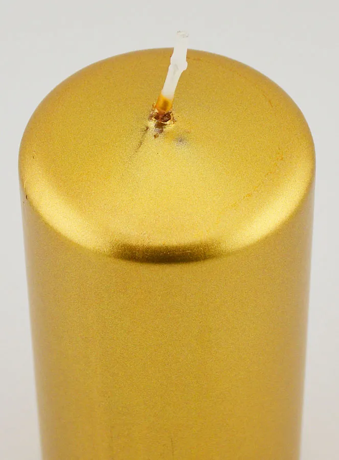 Metallic Weihnachtskerze – Gold (pic 4)