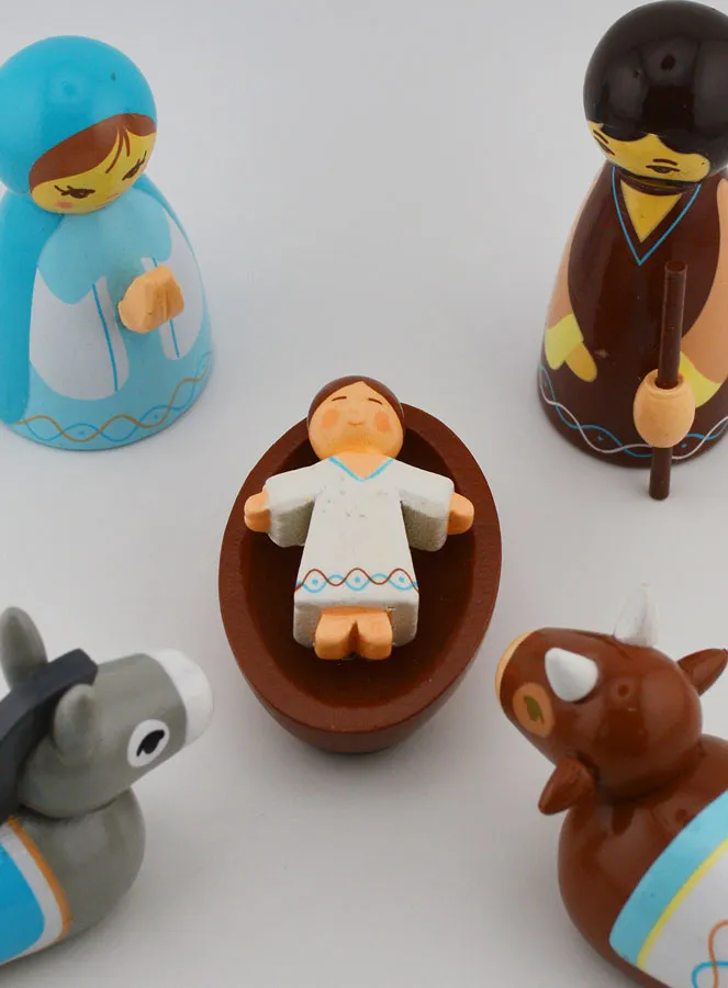 Weihnachtskrippe für Kinder – Blaue Maria (pic 2)