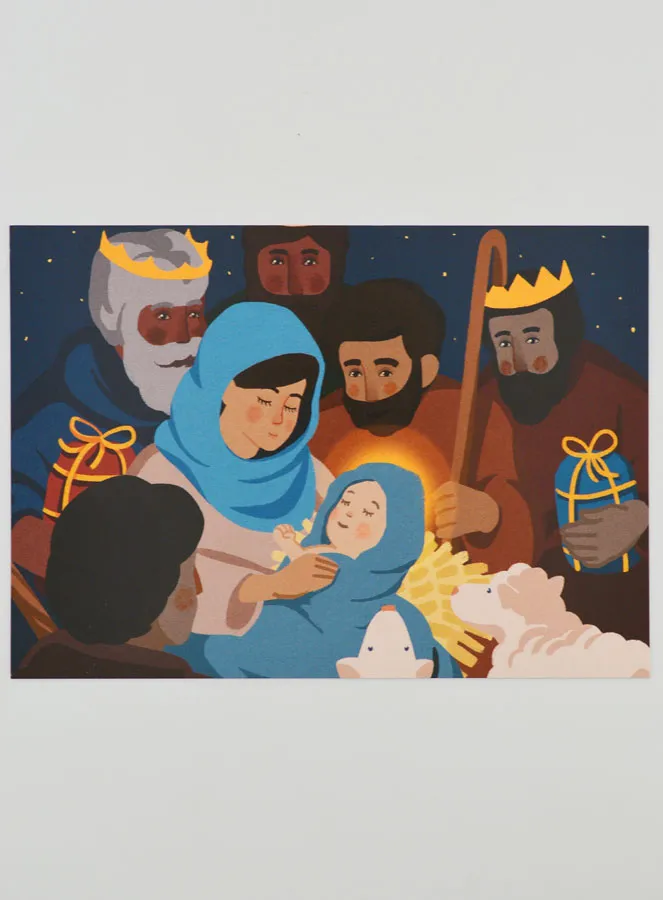 Religiöse Karte Weihnachten – 10 x 15 cm (pic 1)