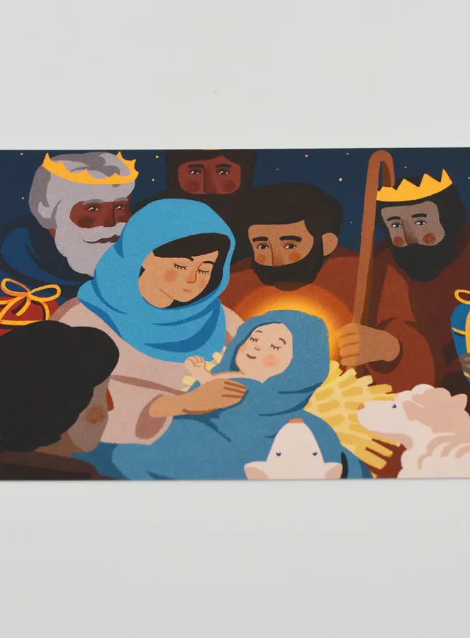 Religiöse Karte Weihnachten – 10 x 15 cm (pic 2)