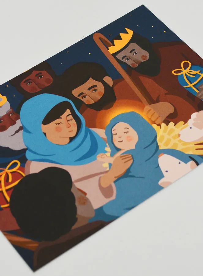Religiöse Karte Weihnachten – 10 x 15 cm (pic 3)