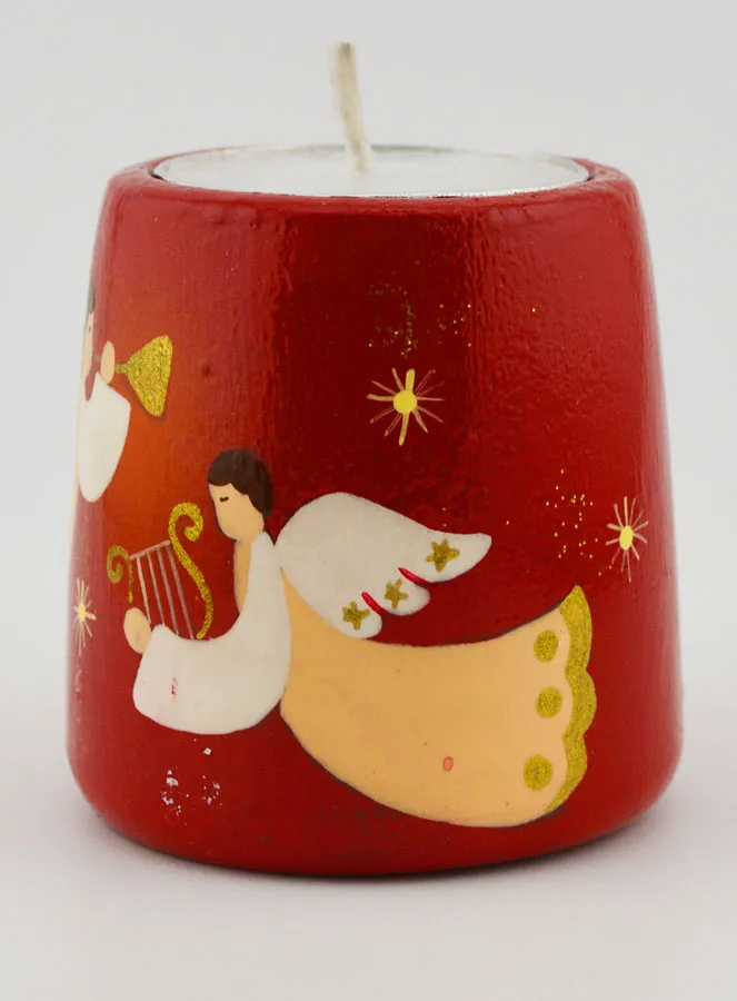 Weihnachtskerzenhalter Musizierende Engel – 5 cm (pic 2)