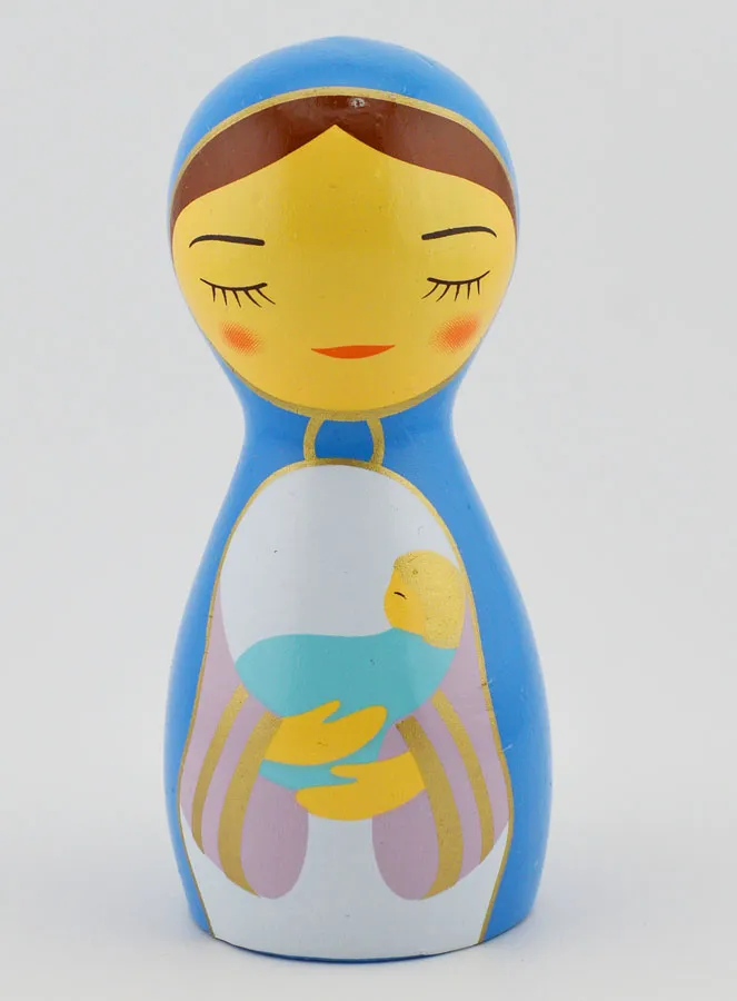 Figur Madonna mit Kind – 10cm (pic 1)