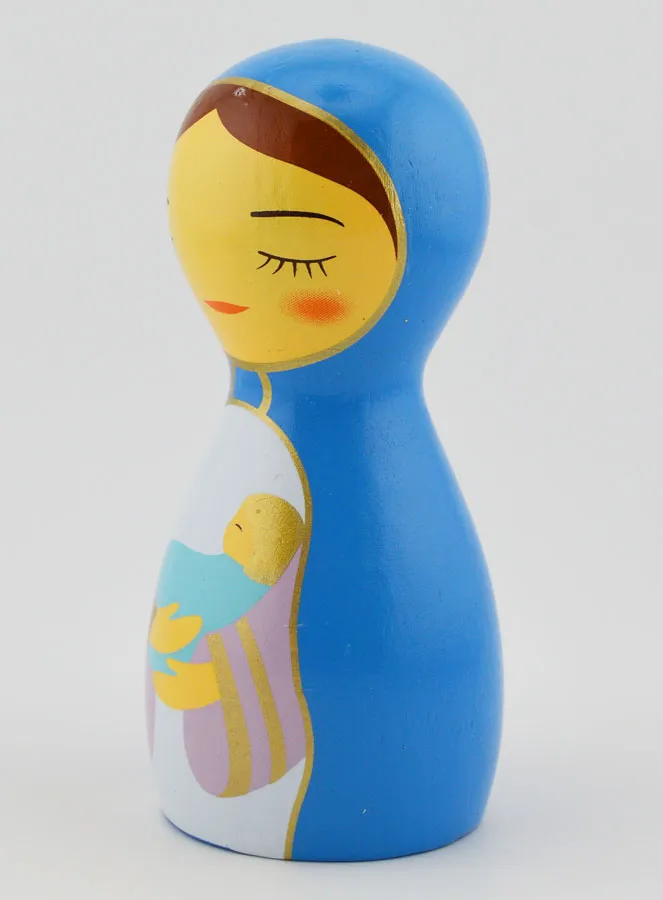 Figur Madonna mit Kind – 10cm (pic 2)
