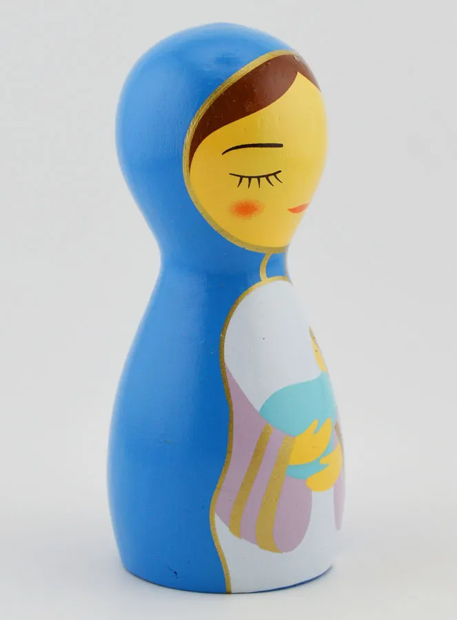 Figur Madonna mit Kind – 10cm (pic 3)